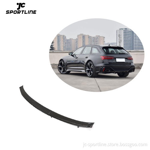 RS6 C8 Carbon Fiber Rear Middle Spoiler 2019-2021